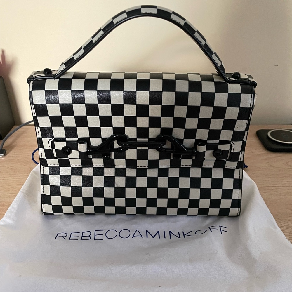 Rebecca Minkoff Checkerboard Crossbody / Top Handle Bag